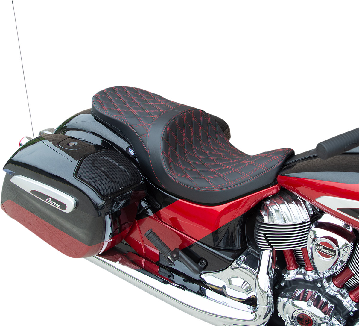 Drag Specialties Low Profile Forward Touring Seat For Indian 2014-2026