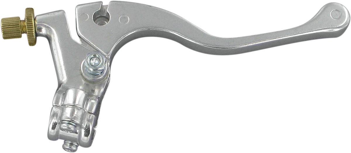 Parts unlimited Lever Assembly - Left Hand - Shorty - Honda - Silver
