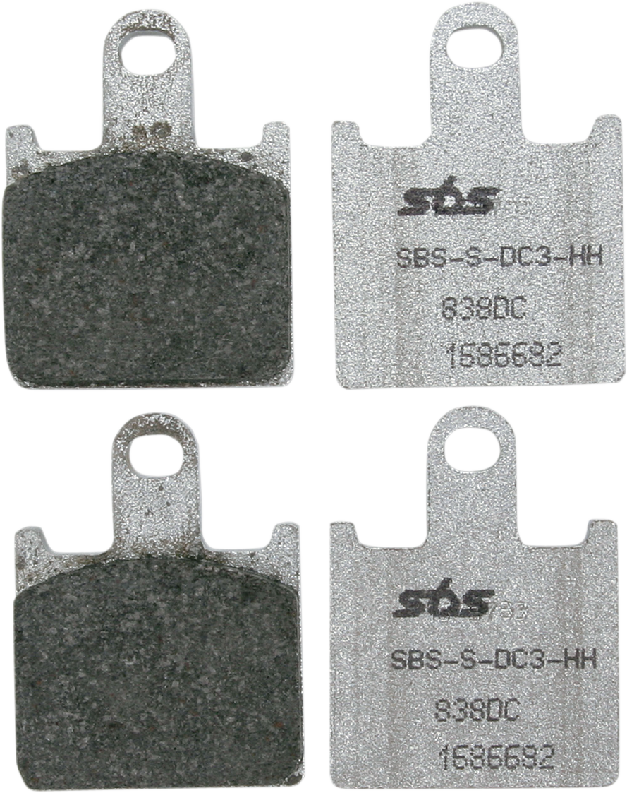 SBS DC Racing Dual Carbon Brake Pads