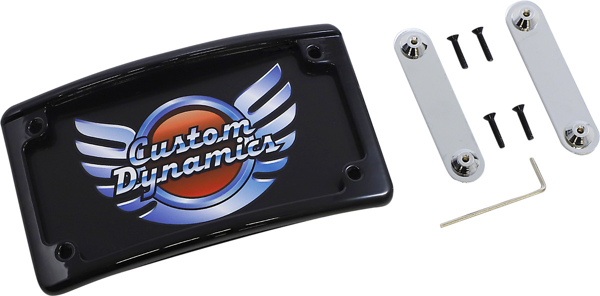 Custom Dynamics Lighted Radius License Plate Frame For Harley CVO Touring 2014-2022