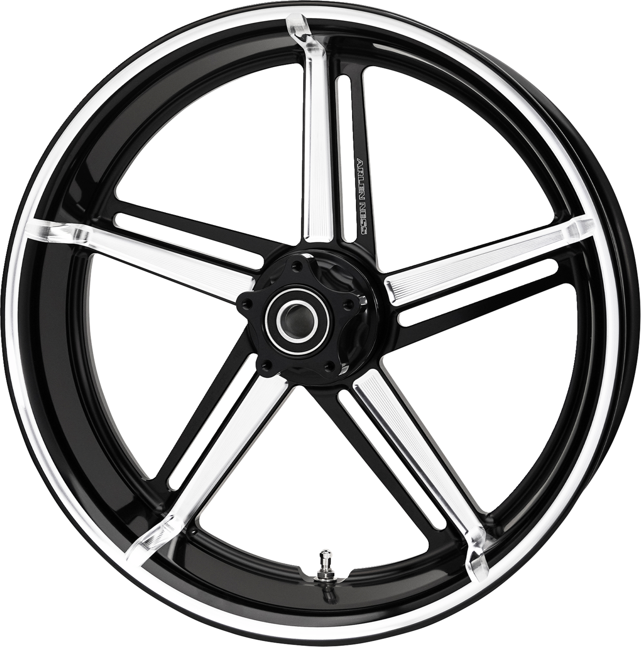 Arlen ness Wheel - Factory 24 - Front/Rear - Black/Contrast Cut - 19x3.25 Harley Davidson