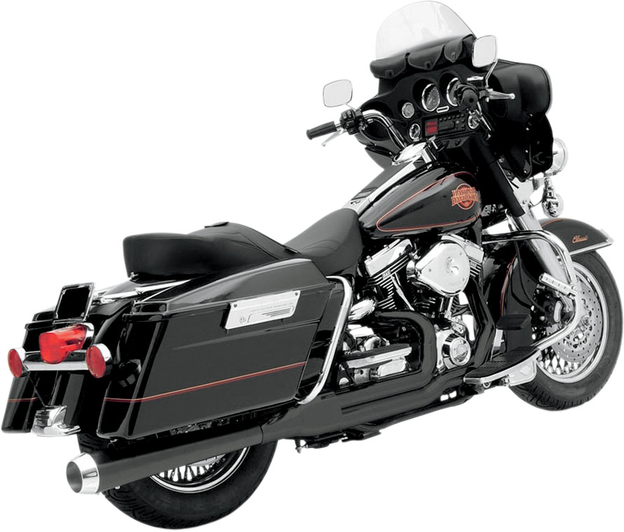 Bassani Road Rage 2-into-1 Black Heat Shields