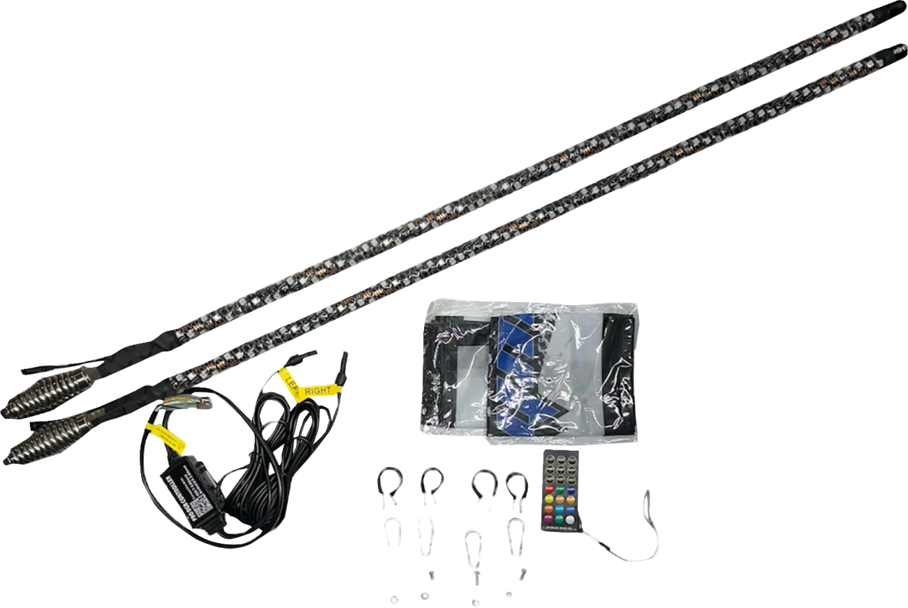 Whipitlightrods SOL Deluxe 5' Whip Light Rod - Chasing - Bluetooth® - RGB