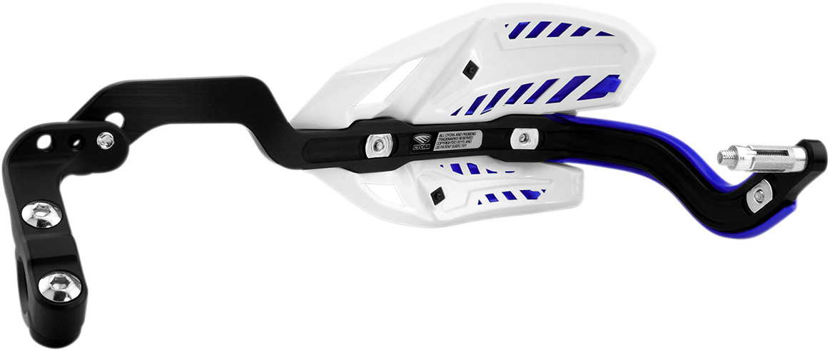 Cycra Ultra Probend CRM Wrap Around Handguards for 1-1/8" Handlebars - White/Blue