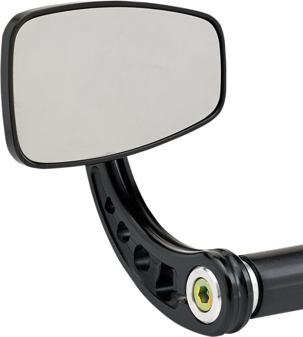 Joker machine Mirror - Cafe - Side View - Rectangle - Black - Curved