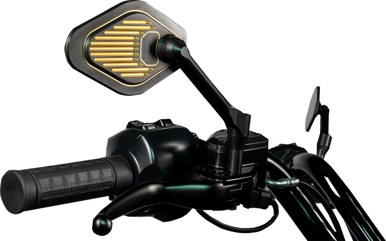 Drag Specialties Short Stem Adjustable Mirror