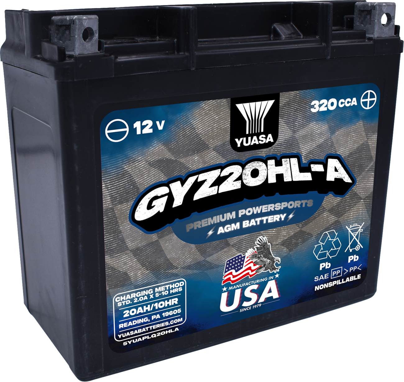 GYZ Factory-Activated AGM Maintenance-Free Battery