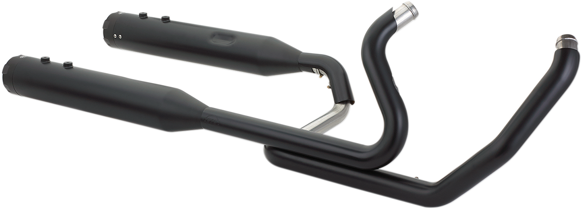 S&s cycle El Dorado Dual Exhaust System - Black - Black Thruster Harley Davidson