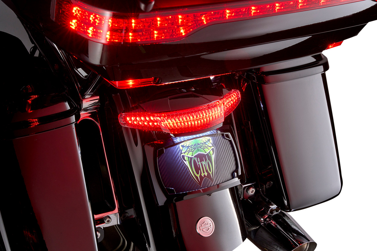 CIRO Latitude Tail Light & License Plate Mount with Lightstrike™