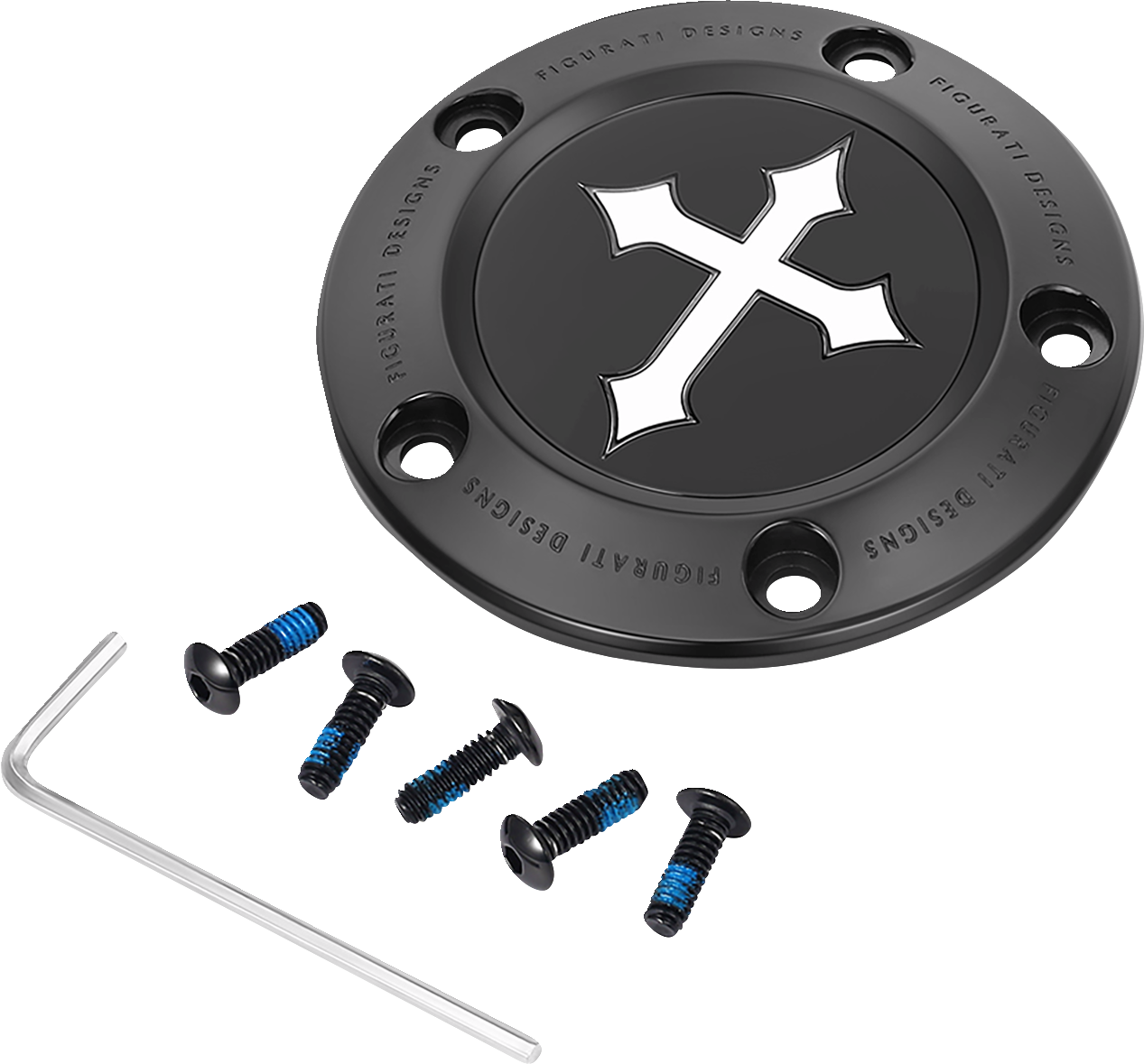 Figurati Designs Cross Timing Cover For Harley Twin Cam 1999-2017