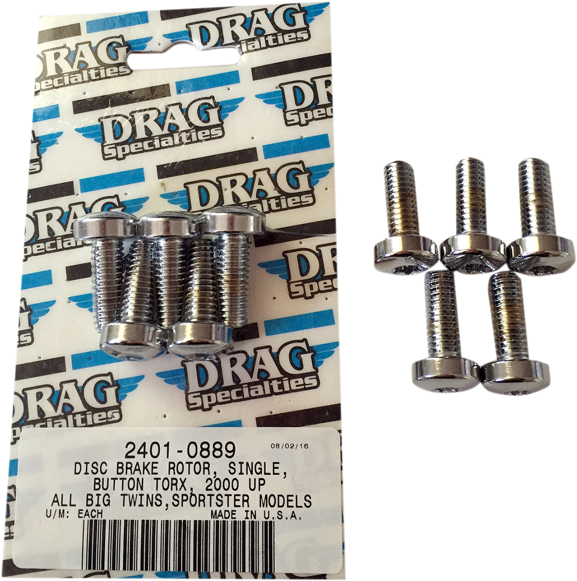 Drag Specialties Disc Brake Hub Mounting Kit