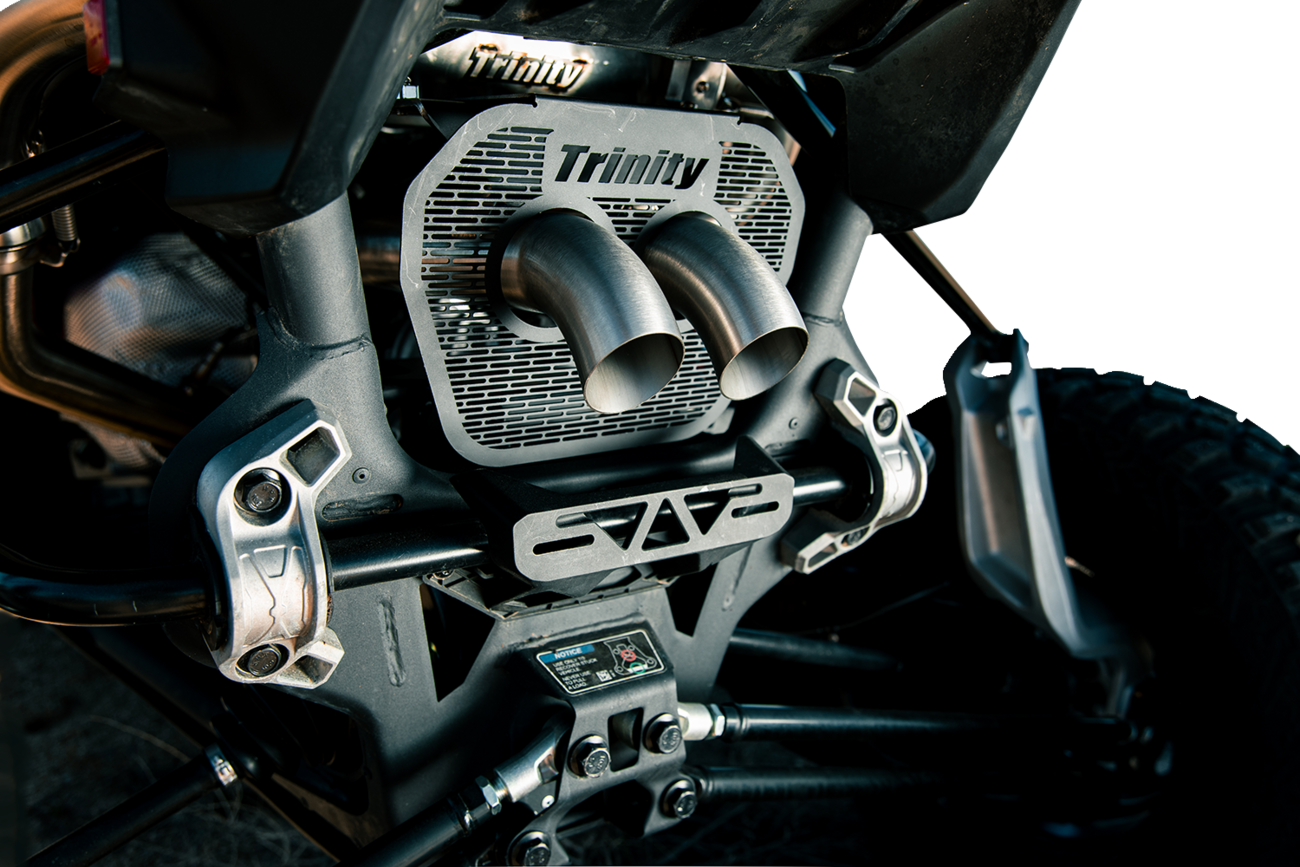 Trinity Racing Slip-On Center Exit Exhaust Can-Am Maverick R 2024-2025