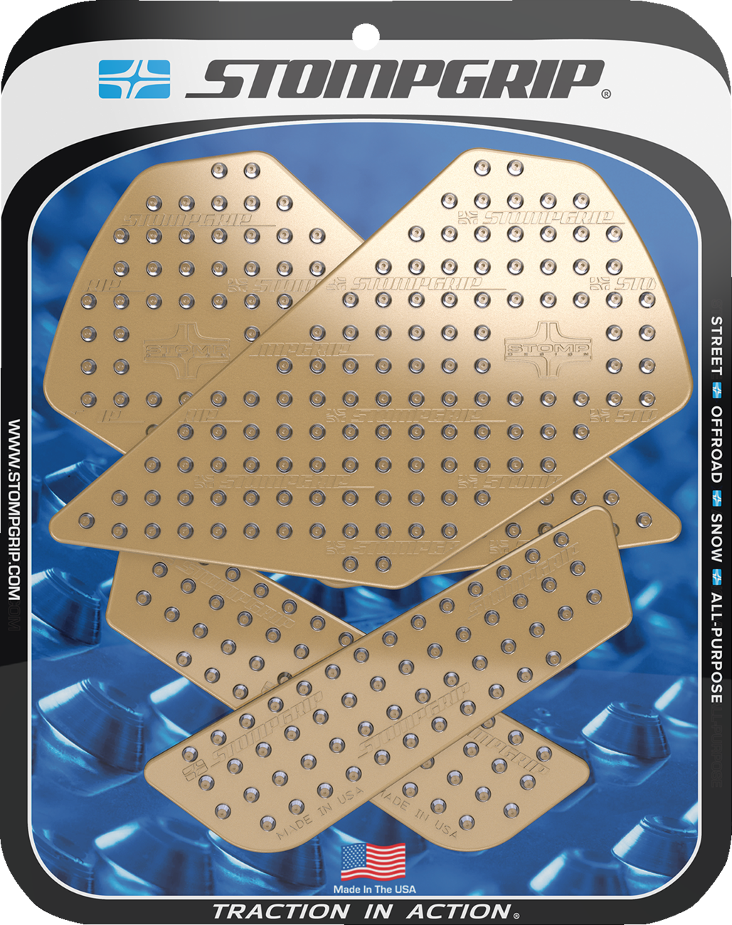 STOMPGRIP Volcano Profile Traction Pad Tank Grips