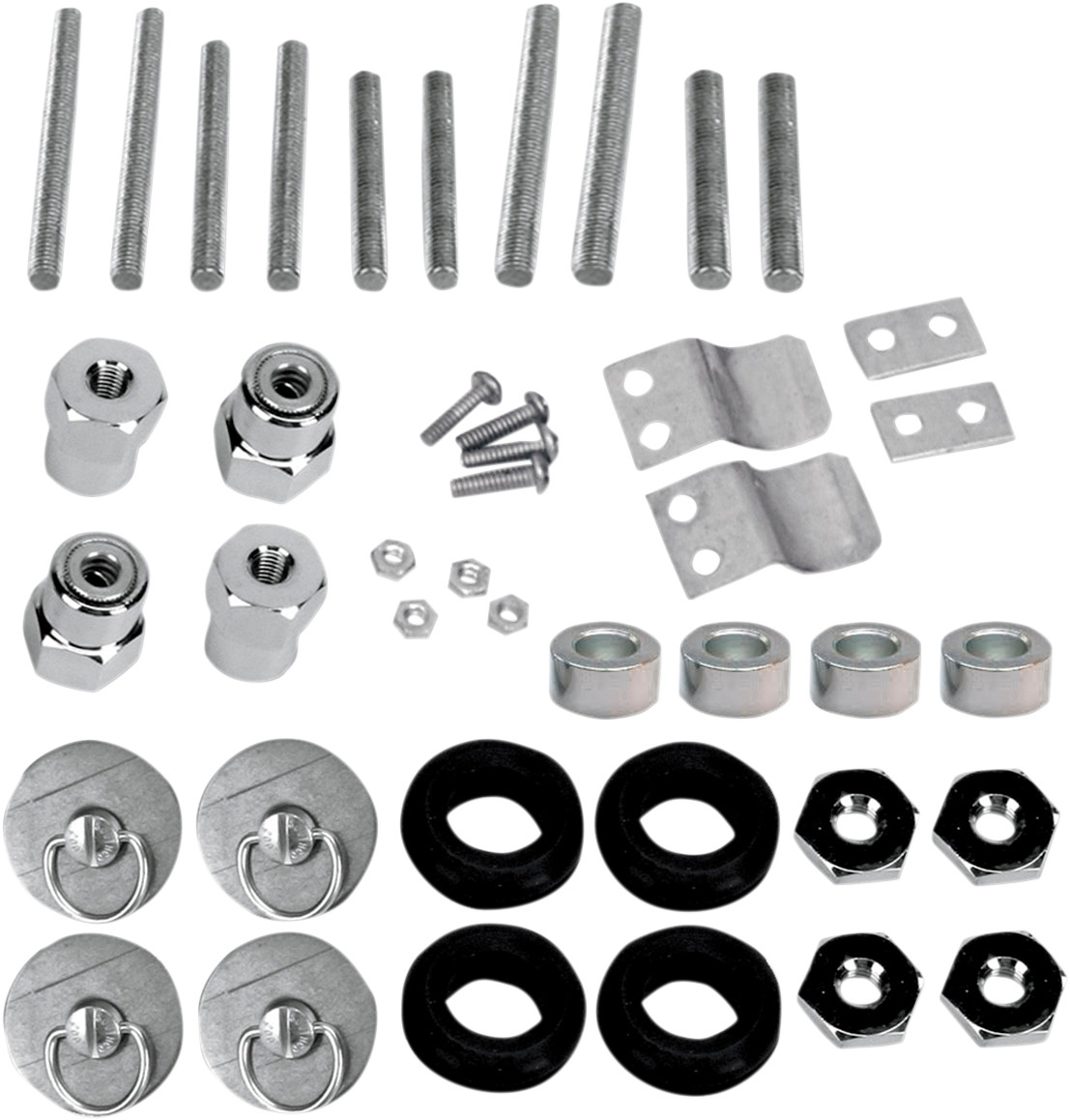 SADDLEMEN S4 Quick-Disconnect Saddlebag Docking Post and Fastener Kit