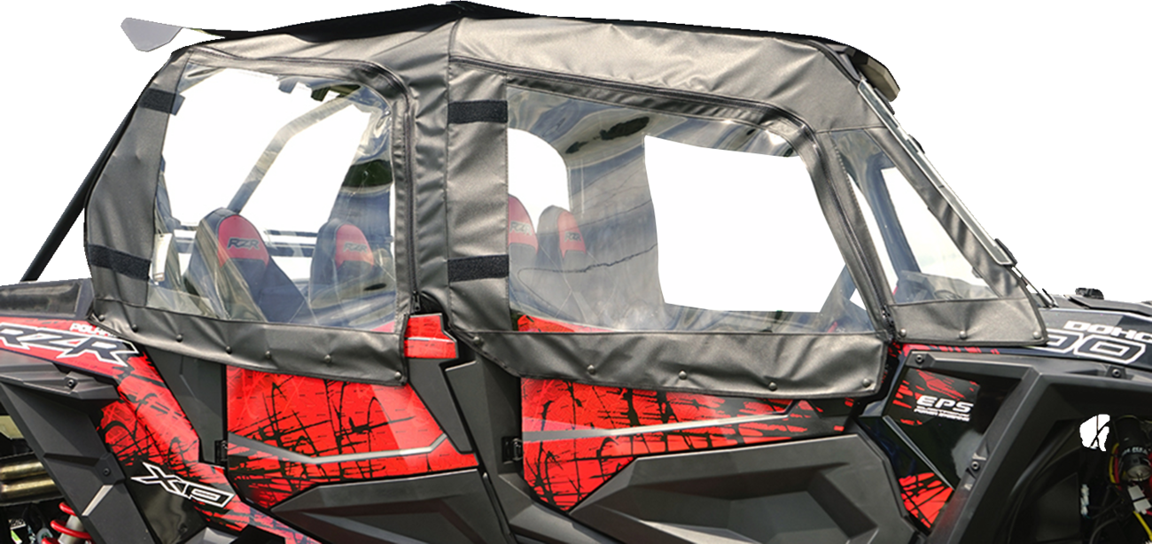 Seizmik Soft Doors With Middle / Rear Windows Polaris RZR 4 XP 2014-2018