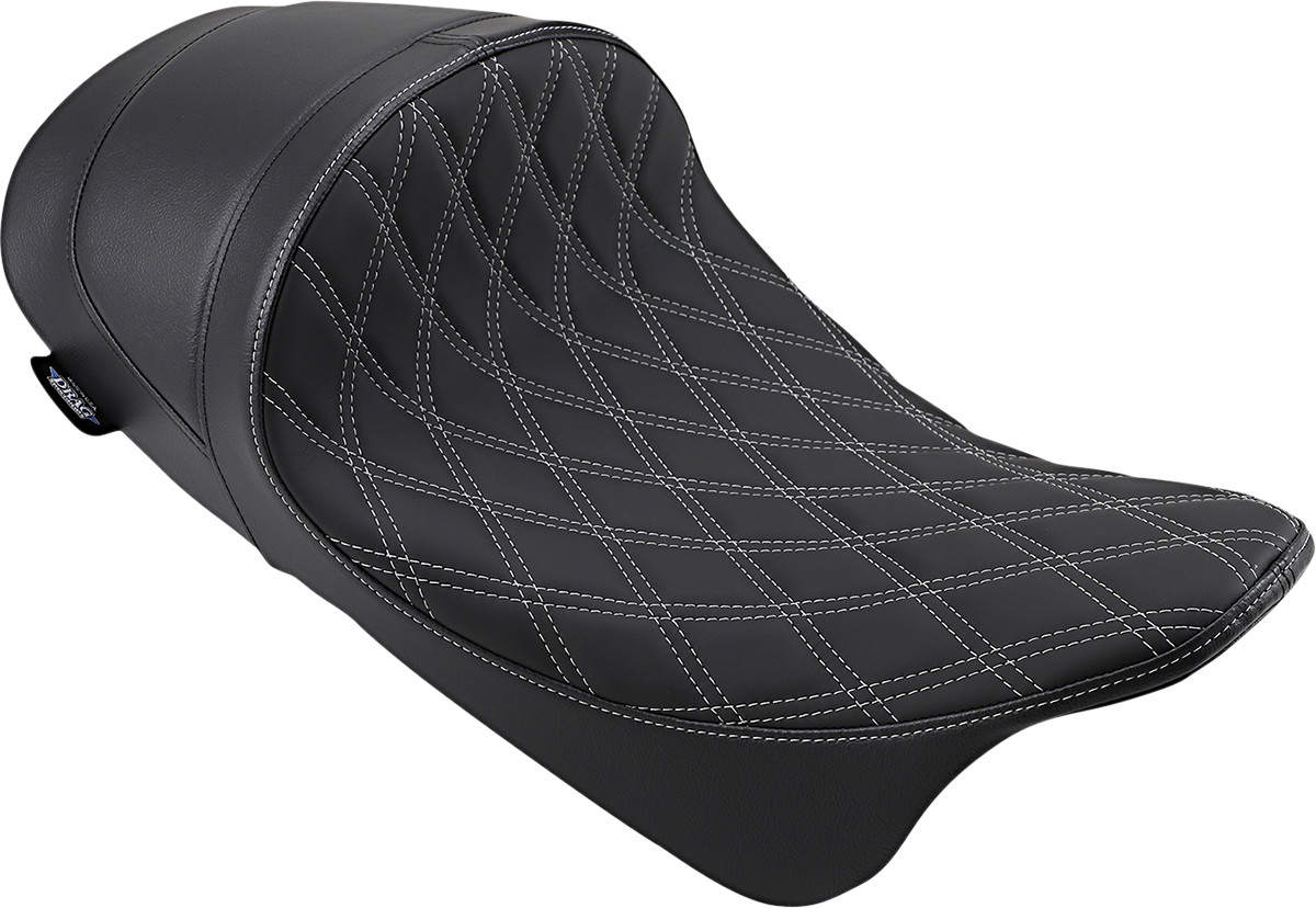 Drag Specialties EZ-On Low Profile Forward Solo Seat For Harley Touring 2008-2025