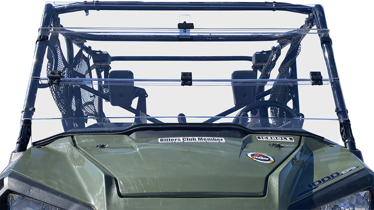 Moose Racing Deluxe Full Folding Windshield