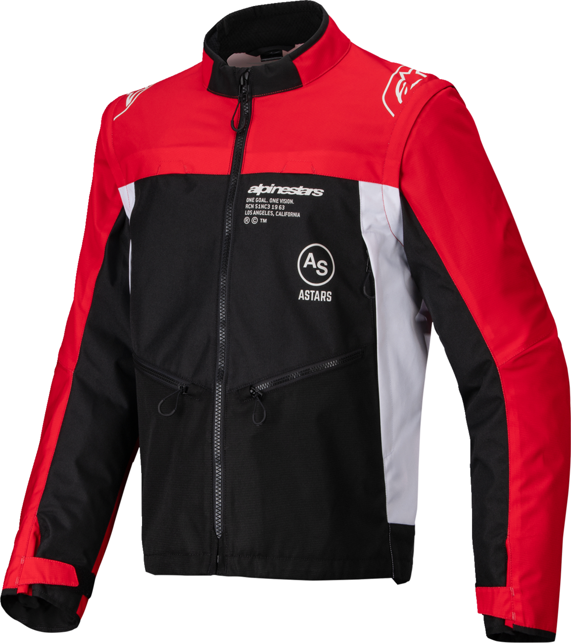 ALPINESTARS (3700125-1342-L) PRO-DURA JKT BLK/RD/WHT L