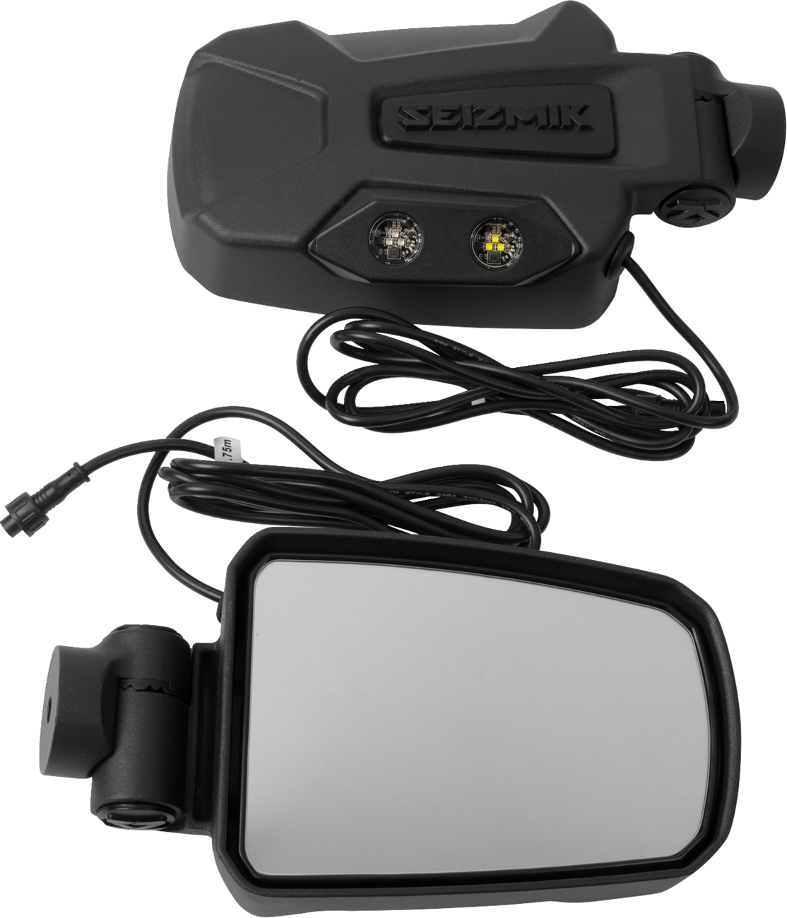 Seizmik Pursuit Night Vision UTV Adjustable Clamp Side Mirrors
