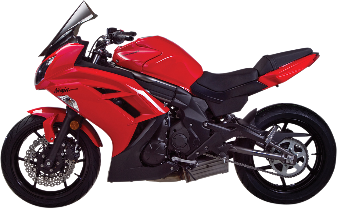 Zero gravity Double Bubble Windscreen - Light Smoke - Ninja 650 2012-2016 Kawasaki EX650 Ninja 650