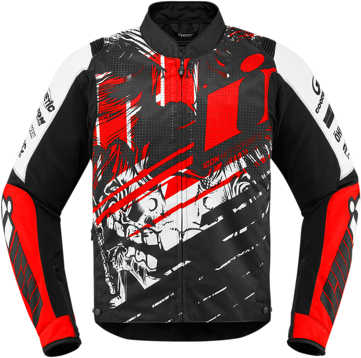 Icon Mens Textile Overlord Stim SB2 Motorcycle Riding Street Racing Jacket JT's CYCLES