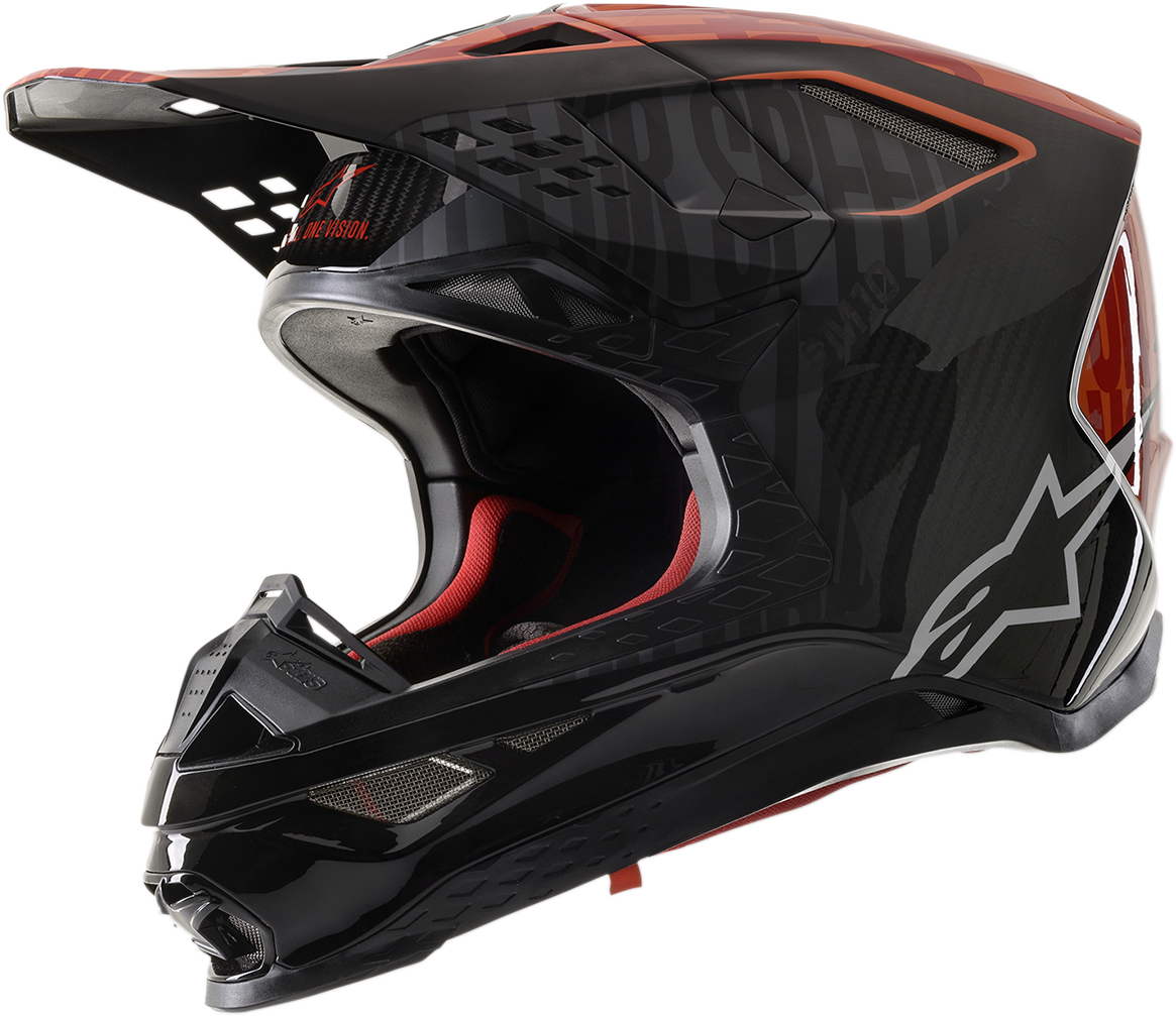 Alpinestars M10 Unisex Adult Offroad Riding Dirtbike UTV Racing Fullface Helmet