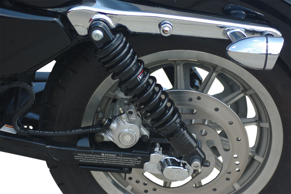 Drag specialties shocks Premium Ride-Height Adjustable Shocks - Black - Standard - 13" Harley Davidson