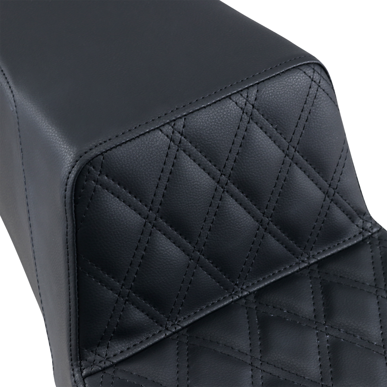 SADDLEMEN Step-Up Seat — Front Lattice Stitch