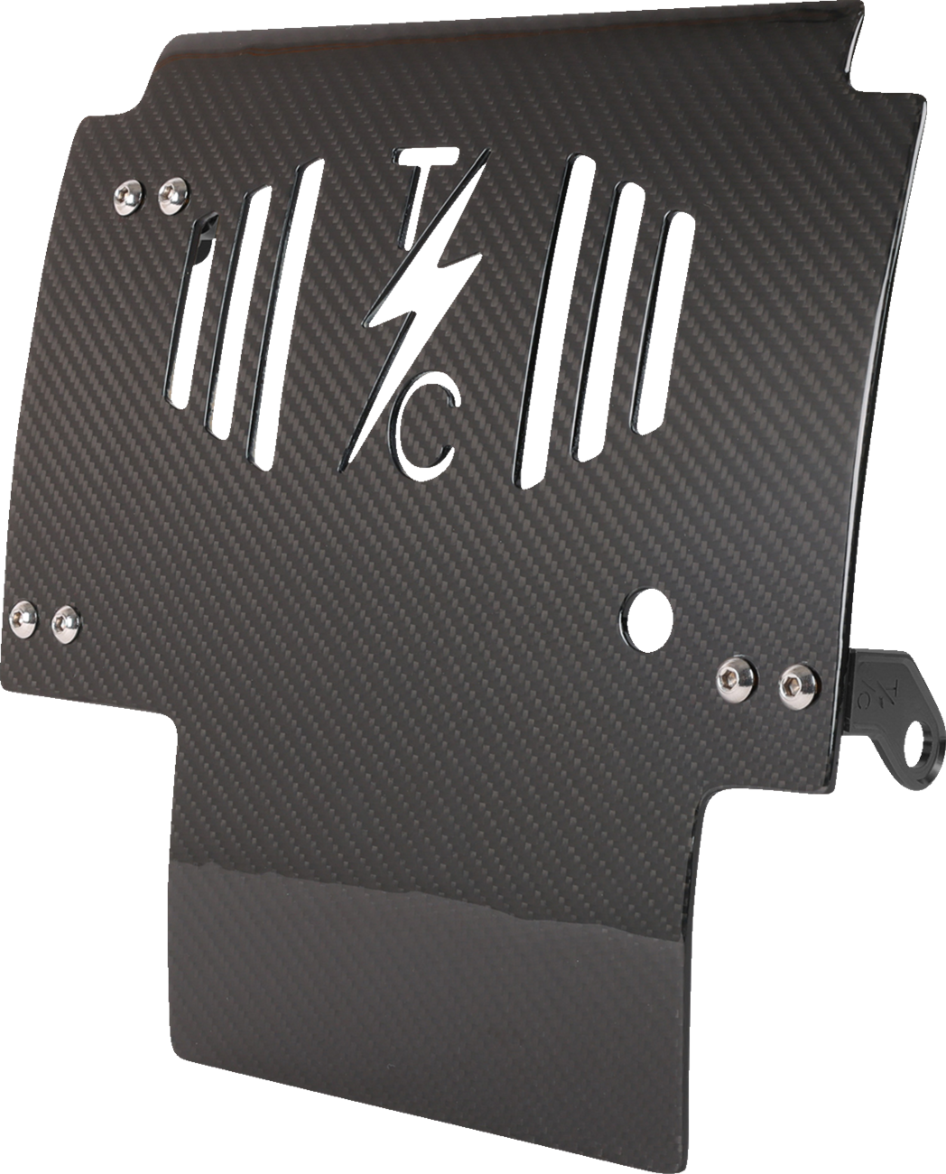 Thrashin supply co. Skid Plate - Carbon Fiber/Gloss - With Black Brackets - FLHX/FLTRX 2024-2024 Harley Davidson FLTRX Road Glide / 2024-2024 Harley Davidson FLHX Street Glide