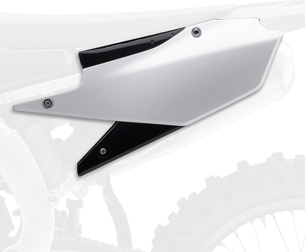 Polisport Side Panels - White/Black - YZ 85 2015-2021 Yamaha YZ85