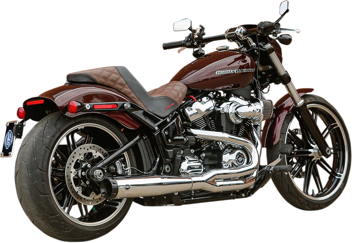 S&s cycle 2:1 50 State Exhaust for M8 Softail - Chrome Harley Davidson
