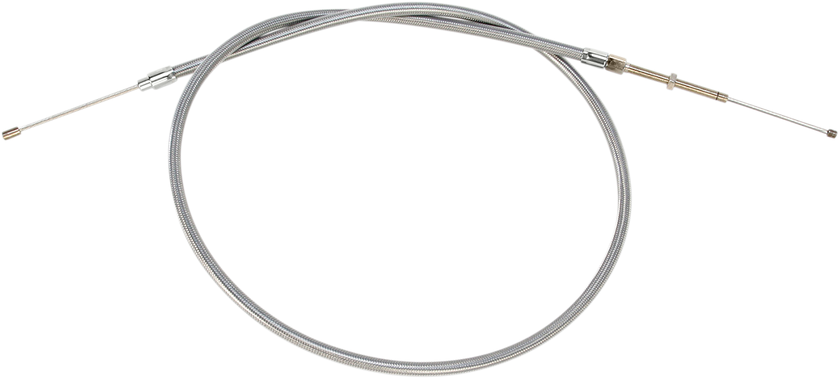 Barnett Stainless Steel Clutch Cable For Harley