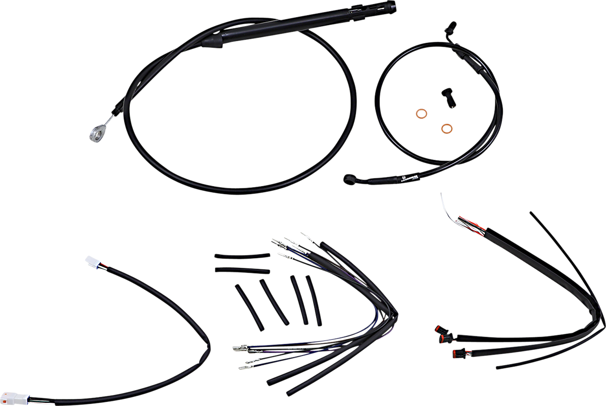 Burly Handlebar Cable Installation Kit For Harley Softail w/ ABS 2018-2024