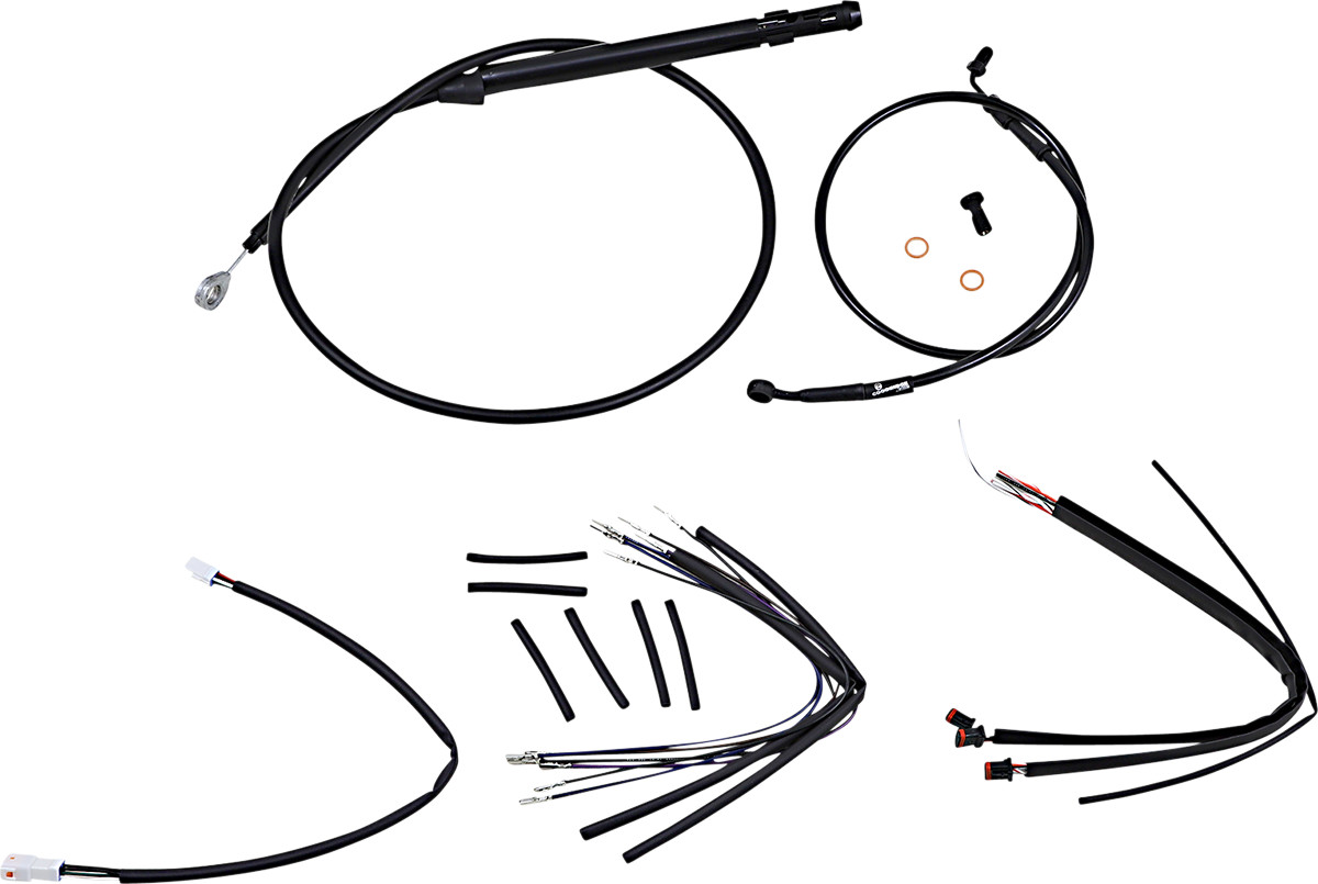 Burly Handlebar Cable Installation Kit For Harley Softail w/ ABS 2018-2024