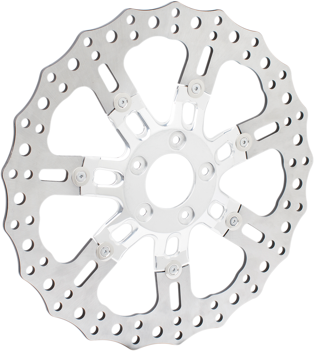 Arlen ness Front Rotor - 7 Valve - 14" - Chrome Harley Davidson