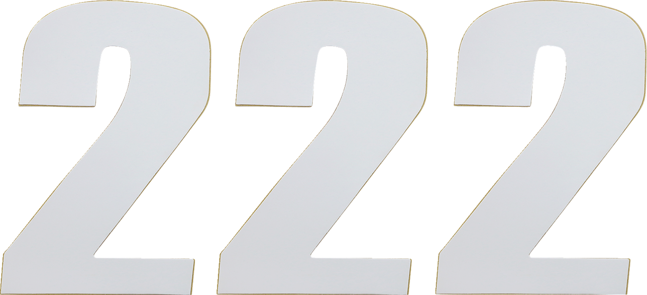 Vinyl Race Numbers