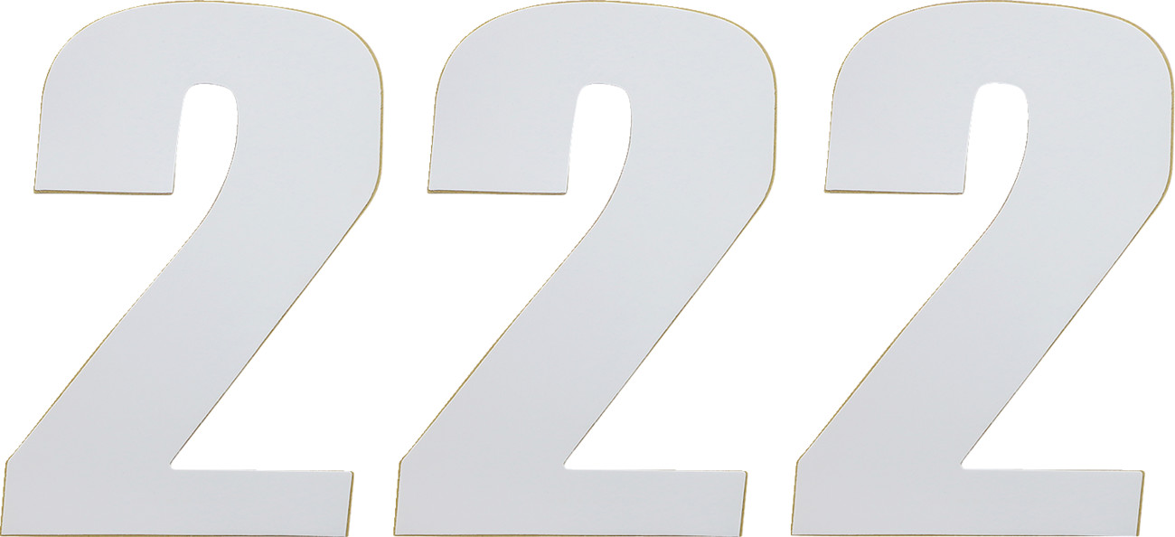 Moose Racing Vinyl Race Numbers