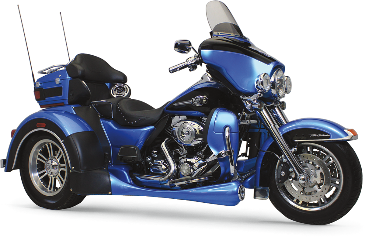 Motor trike Trax Running Board Kit 2014-2024 Harley Davidson FLHTCUTG Tri Glide Ultra