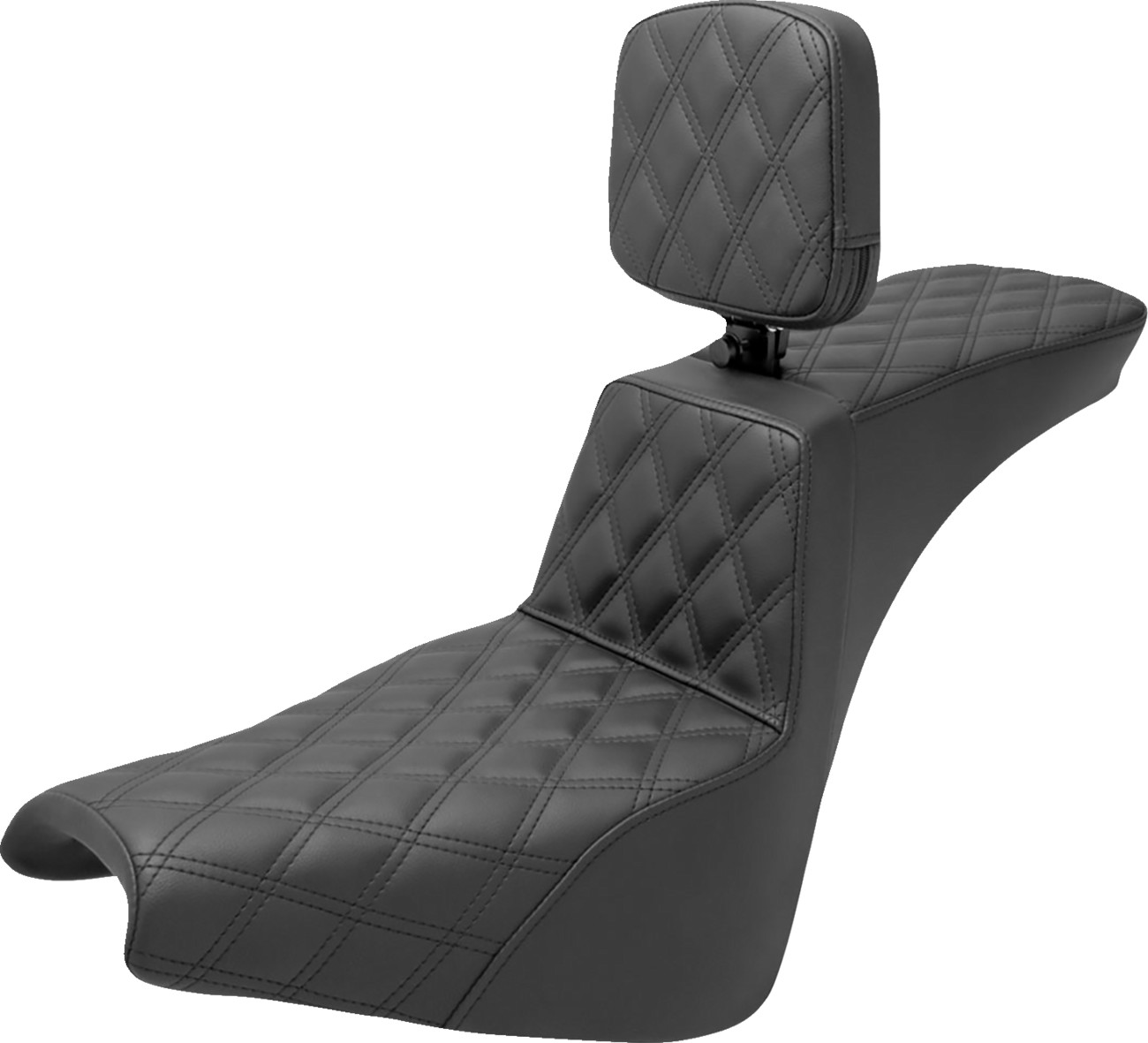 Saddlemen Tour Step-Up LS Lattice Stitch Seat For Harley Softail FXBB/S / FXST 2018-2026