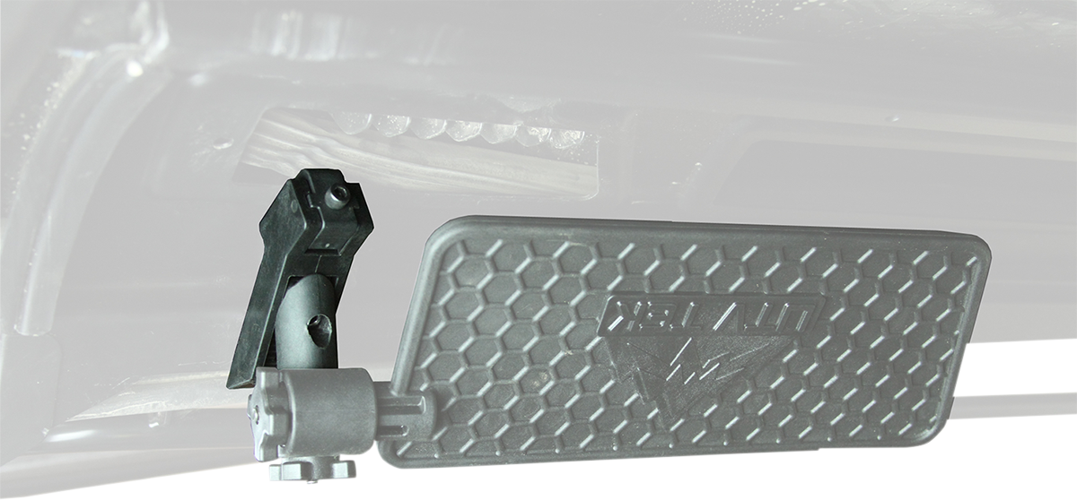 Atv-tek Adapter - Mirror/Rear View - Sun Visor/Roll Cage - Black