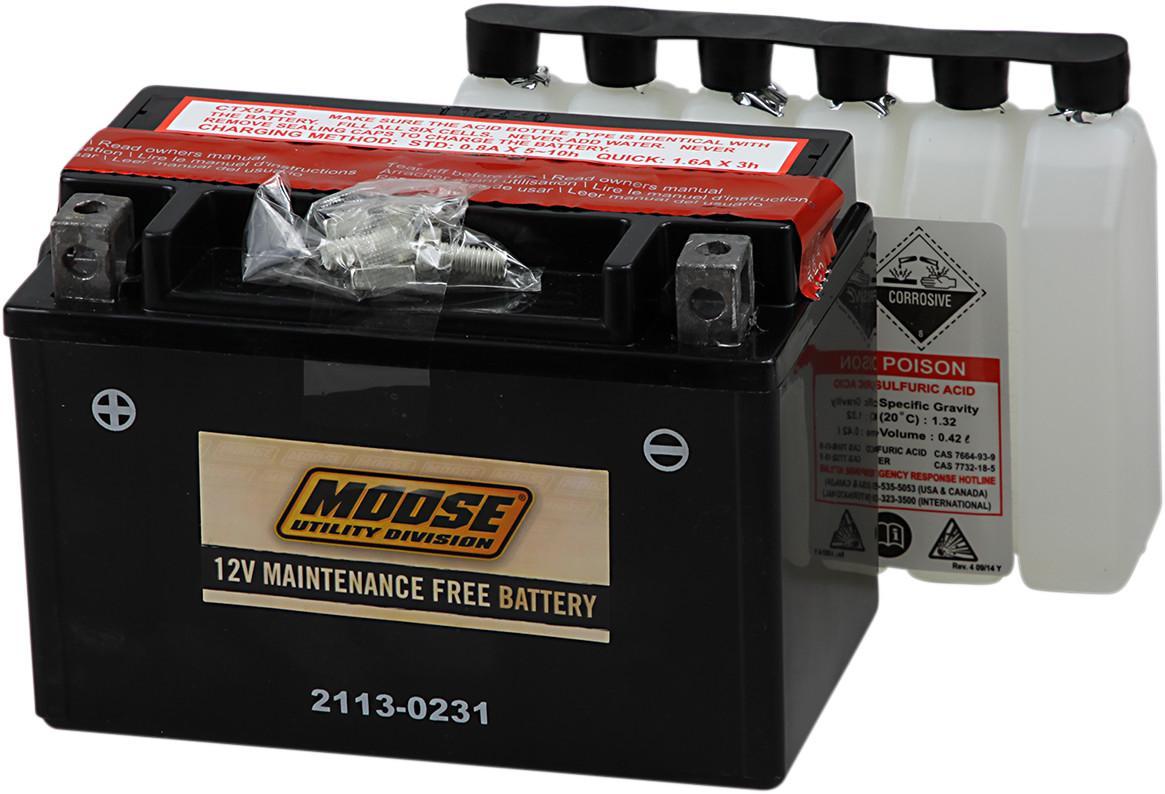 Moose Racing AGM Maintenance-Free Battery