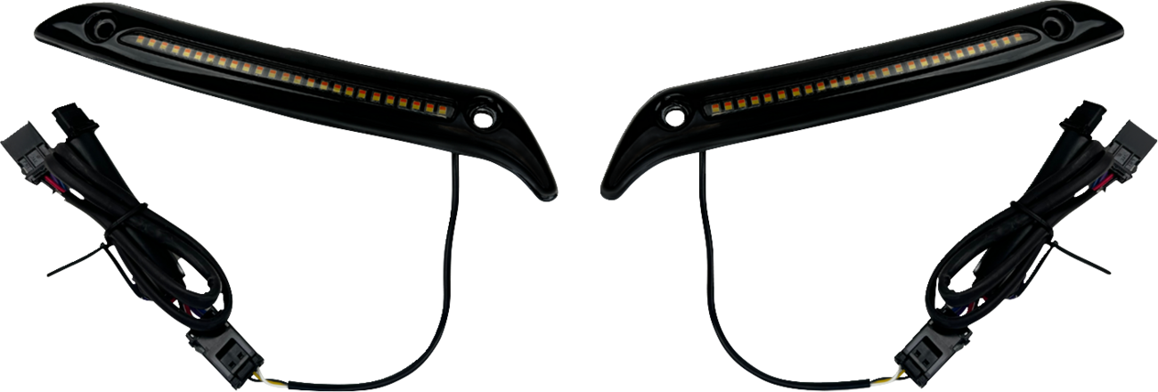 Custom Dynamics LED Windshield Trim For Harley FXLRST 2022-2025