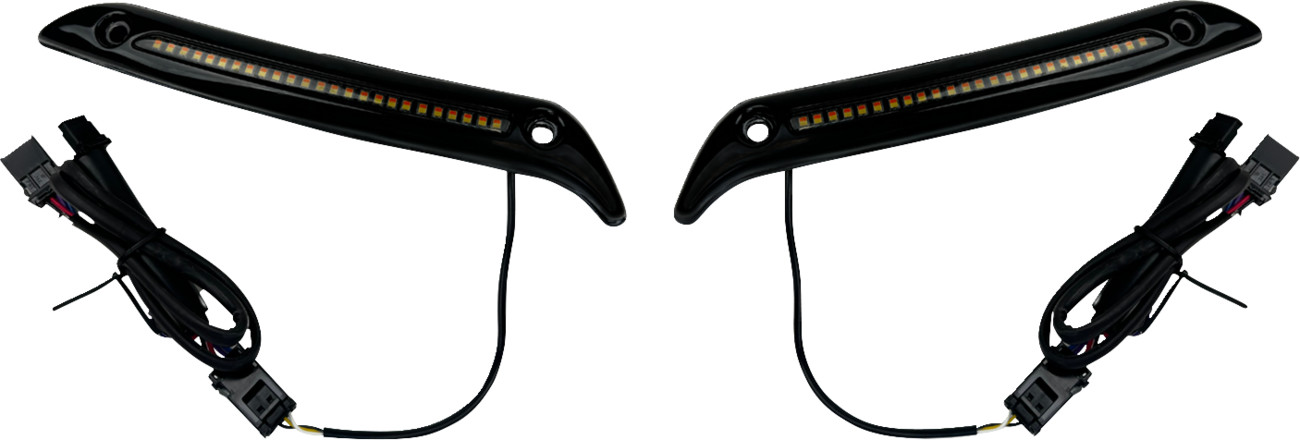 Custom Dynamics LED Windshield Trim For Harley FXLRST 2022-2025