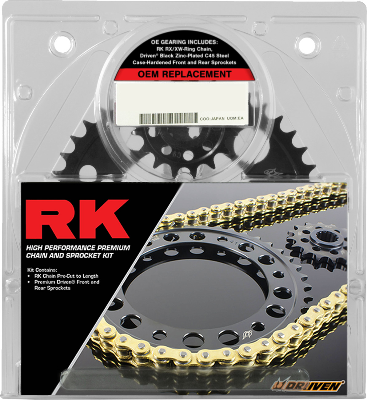 RK OEM Replacement Chain and Sprocket Kit