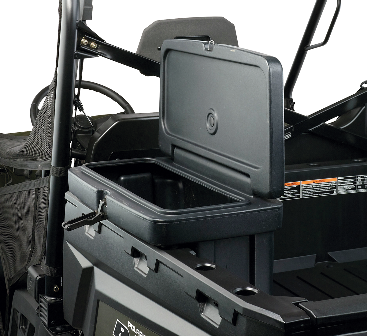 Moose Utility Division Black Lockable Saddle box for 0518 Polaris