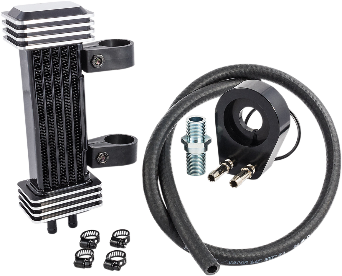 JAGG OIL COOLERS Vertical Frame-Mount Oil Cooler Kit
