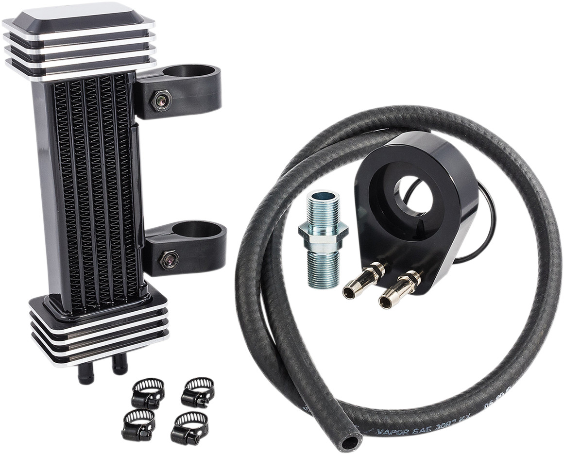 JAGG OIL COOLERS Vertical Frame-Mount Oil Cooler Kit