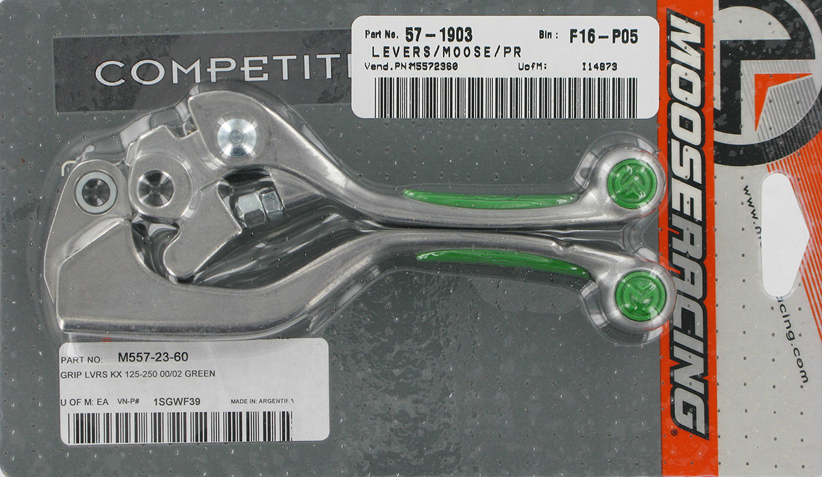 Moose Racing Competition Lever Set Kawasaki / Suzuki 65cc-450cc 2000-2017