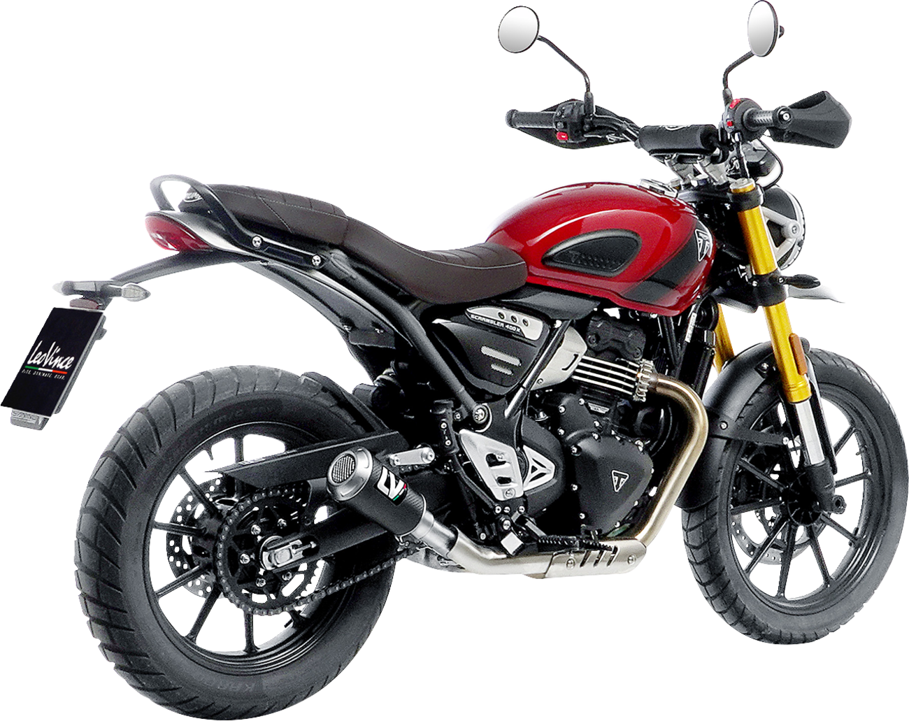 LeoVince LV-10 Slip-On Exhaust Triumph Speed 400 / Scrambler 400 X 2024