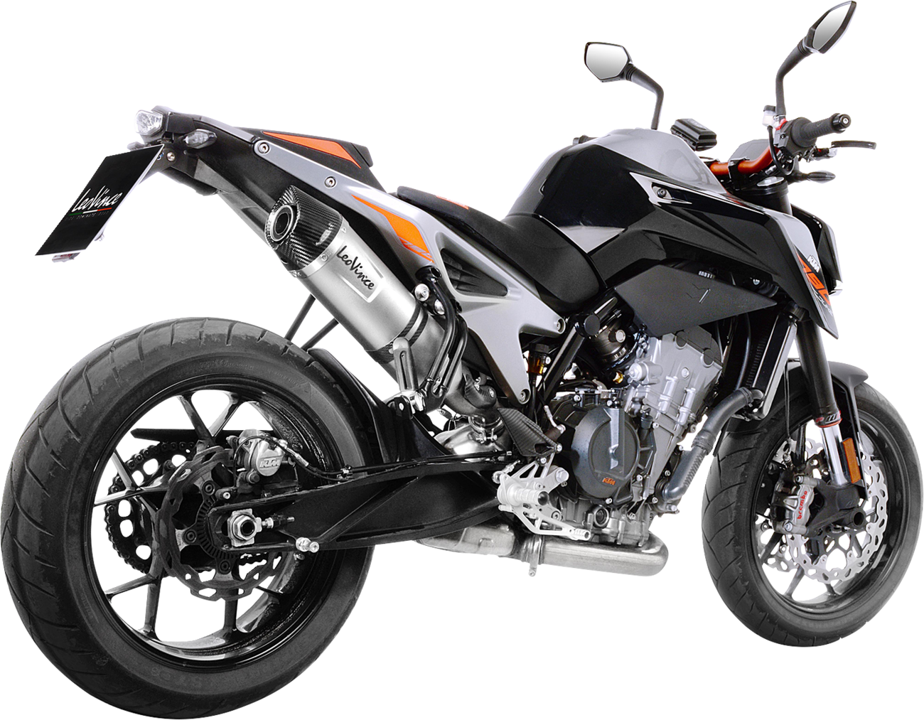 LeoVince LV One EVO Slip-On Exhaust KTM 790 / 890 Duke / R / GP 2018-2024